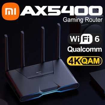 Xiaomi Redmi Игра Wi-Fi Рутер AX5400 Мрежа Wi-Fi 6 2,5 Gbit/с RGB Светлинни Ефекти Игри Мрежов Порт Ускоряване на Специален Игри