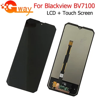 Оригинална новост 6,58 инча за Blackview BV7100 сензорен LCD дисплей + дигитайзер с резолюция 2400x1080 пиксела при събирането на