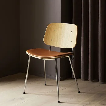 Дизайн подлакътници Мобилни Трапезни столове за всекидневна Модерен Интериор Обяд стол на открито Луксозен дизайн Тоалетна шезлонга на Мебели за дома ZY50CY