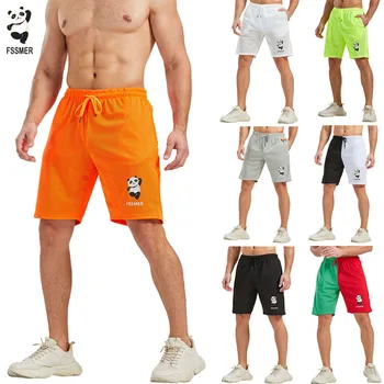Мъжки къси панталони FSSMER's, ежедневни спортни шорти, мрежести къси панталони свободно, намаляване, бързо съхнещи шорти за бягане
