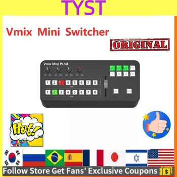 Контролен панел TYST Video Vmix Mini Превключвател Превключвател за видео запис MIDI2.0 за телевизионни Предавания Vmix OBS Youtube Ins