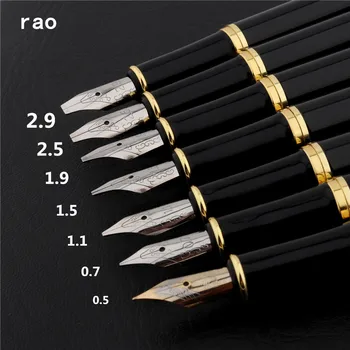 Луксозно качество 389 Черен 0.5/0.7/1.1/1.5/1.9/2.5/2.9 мм английска каллиграфическая писалка Стационарни принадлежности Ученически дръжки