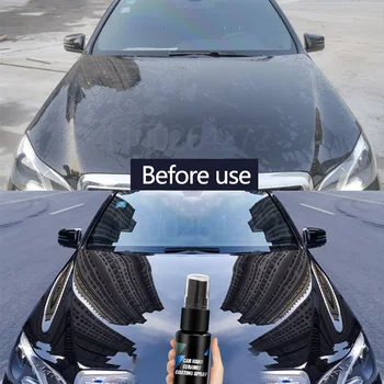 Керамично Покритие За Автокраски Crystal Wax Spray Наногидрофобный Течен Полимерна Олеофобный Грижи За Автомобила От Дъжд