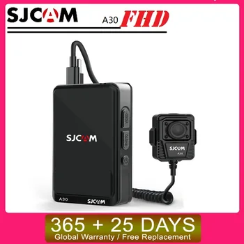 SJCAM A30 WiFi полицейска камера за тялото, антитерористичен записващо устройство за прилагане на закона, е черна кутия, батерия 5800 mah, 4 led екшън-камера
