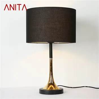 Настолни Лампи на дени Модерен и Луксозен Дизайн на LED Черен Декоративна Настолна Лампа За дома
