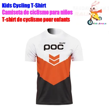 RAUDAX POC 2023 Детска Бързосъхнеща Тениска за Мотокрос Balance Car, Градинска Планинска Риза, Мотоциклетът Облекло Ropa за Момчета, Тениски МТБ