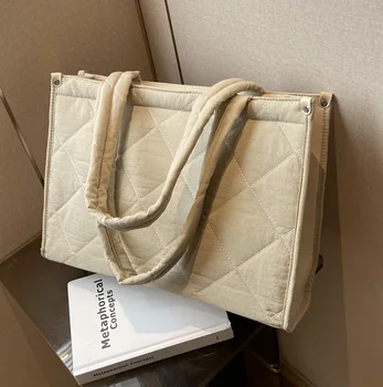 Марка дизайнерски Оксфорд женствена чанта през рамо, модерен проста чанта през рамо, чанта с капак, тенденция 2022 г.