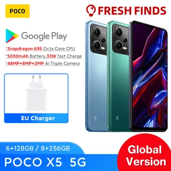 POCO X5 5G Глобалната версия на смартфона 6,67 