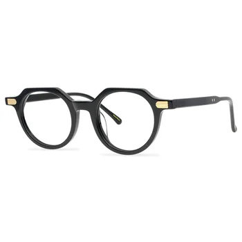 2023 Нова индивидуалност ретро очила за старческо в рамките Ацетатная оптика очила в стил колеж Елегантни очила за късогледство по лекарско предписание