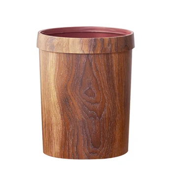 Ретро творчески дървена кофа за боклук, за дома, хол, кухня, кофа за боклук