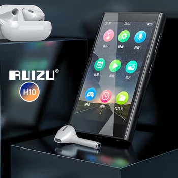 RUIZU H10 Метален MP4 плейър Bluetooth 5,0 Вграден Високоговорител 3,8-инчов Сензорен Екран 32 GB аудио плеър Радио Електронна Книга, Запис на Видео