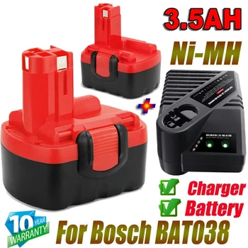 3500 mah за bosch 14,4 v батерия BAT038 Батерия/Зарядно устройство BAT040, BAT140, GSR 14,4 v, 35614, BAT041 Батерия Електроинструменти