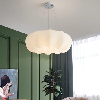 Облак полилей в скандинавски минималистичном стил, осветление на ресторанта, хол, креативна лампа във формата на тиква, детска стая, лампа за главната спалня