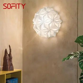SAMAN Nordic Модерен Стенен Лампа LED Креативен Дизайн Декоративни Аплици За Стая, Лампа За Стълби