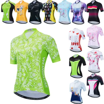 Лятна дамска Риза за колоезденето 2021 Maillot Ciclismo, Летни дрехи за планински велосипеди, Якета за автомобилния МТБ велосипеди, състезания върховете