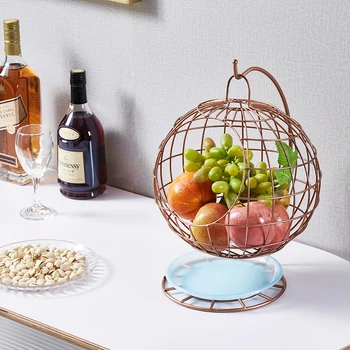 Чиния за плодове, Многофункционална кошница за съхранение в домакинството, лека Изискана и Луксозна кошница за плодове, минималистичное декорация на масата в хола