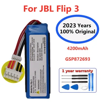 2023 Година, Новият 100% Оригинална Батерия за Динамиката на JBL Flip 3 Flip3 GSP872693 Bluetooth Плейър Батерия За Високоговорителя Bateria 