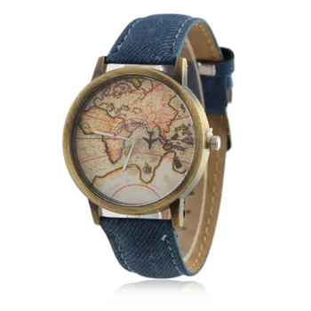 Кварцов часовник за жени и мъже, модерен ръчен часовник с кръгла циферблат и кожена каишка, дамски часовници за бизнес пътувания