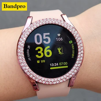 Стилен калъф с диаманти за Samsung Galaxy Watch Active 2 40 44 мм, защитен калъф-броня за Samsung Watch 4-5, аксесоари за КОМПЮТРИ