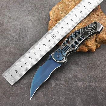 Персонализирани походный нож Сгъваем нож за самозащита, нож за оцеляване в дивата природа, сгъваем нож с висока твърдост