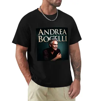 Най-добрият национално певец Андреа Бочели, хит на продажбите, блузи, корейски модерен мъжки тениски за тренировки