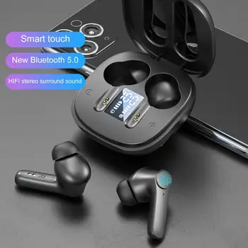 Безжична слушалка B11 Bluetooth TWS, трайни мини-водоустойчив ушите с интелигентен шумопотискане, за дома, пътуване, спорт