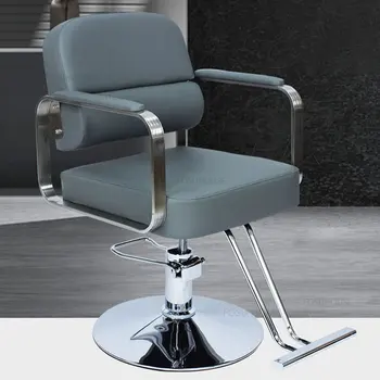 Модерна салонная мебели, модерно коса стол в скандинавски стил, фризьорски стол, Фризьорски салон, специален крик въртящо се кресло, стол за салон за красота