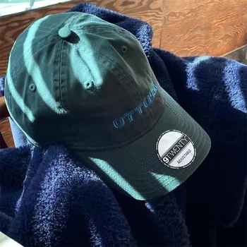 Бейзболна шапка с логото на 958, зелена шапка с бродерия в стил Кико Костадинова, шапка за пътуване, спортна шапка за партита с утиным по езика