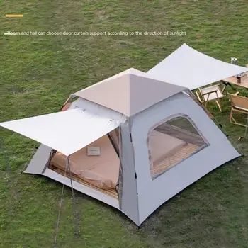 Новата пролетно-лятна автоматична, лесна за инсталиране на палатка, преносима сгъваема палатка за риболов на открито, защищающая от дъжд и слънце