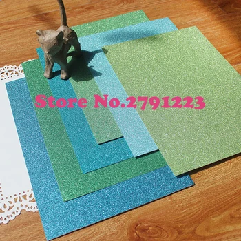 Цветен лъскав картон формат А4, под формата на ножове за хартия, ръчна изработка, албум, фонова хартия за албума, направи си сам