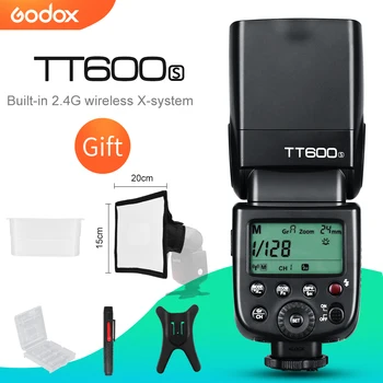Godox TT600S GN60 2,4 G Светкавица Speedlite 2,4 G Безжична X-система за огледално-рефлексен фотоапарат Sony a7II a7 a7r a7s A6000 A6300 A7MII
