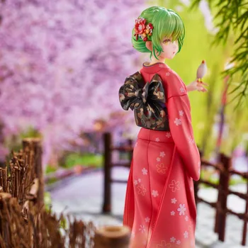 Оригиналната японска версия Union UC Kanban момиче, кимоно със зелен сос, десктоп украса, колекция кукли, модел, подарък 26 см