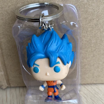 Dragon Ball Z, сини коса, статуетка Goku, ключодържател колекция от играчки Super Saiyan