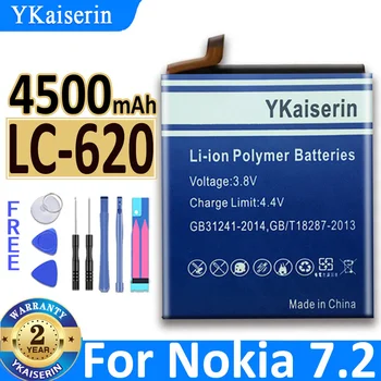YKaiserin LC 620 Батерия за Nokia LC-620 4500 mah Батерии за мобилни телефони + подарък инструменти