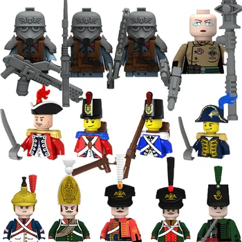 Военни Игри, Фигурки На Войници Подаръци Оръжия Като Пистолети Строителни Блокове Наполеоновская Война Обзавеждане На Имперската Флота Детски Играчки