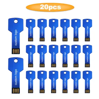 20PCS USB Флаш памет Флаш памет 128 MB 256 MB 1 GB 4 GB 8 GB 16 GB 32 GB Правоъгълна USB, карта с памет с потребителски логото бизнес подаръци