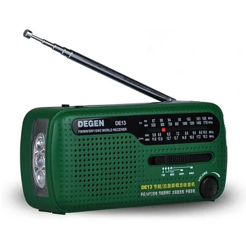 DE13 Полнодиапазонное FM-радио Handam, Задържане на Генерирането на Електроенергия, Радио За Възрастни Хора, Слънчево Перезаряжаемое FM MW SW, Средневолновое къси вълни Земята