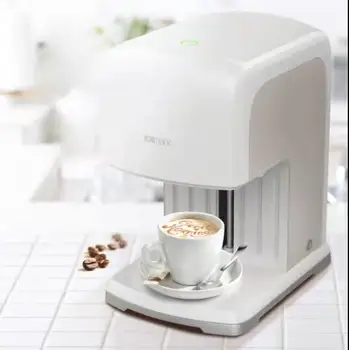 3d принтер за лате арт ЛАП-300 за приготвяне на чай с мляко, торта с дизайн на точки, гъба, снимки, лого