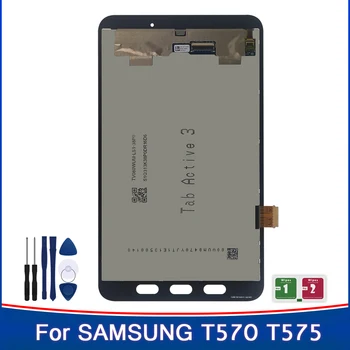 Качество ААА + За Samsung Galaxy Tab Active3 Active 3 3rd Gen 2020 T570 T575 LCD Сензорен Дисплей, Дигитайзер, резервни Части за Сглобяване