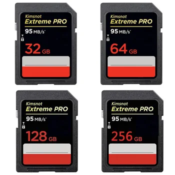 Kimsnot 95 MB/s. SD карти 64 GB 128 GB, 256 GB SDXC карта от 16 GB, 32 GB SDHC карта Клас 10 Карта с памет Висока скорост на 633x UHS-1