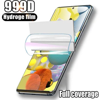 Предната филм за мобилен телефон Samsung A52S A52 A72, Защитно Гидрогелевая филм за Galaxy A42 A32 A12 A22 А02, Пълно покритие