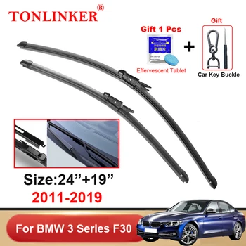 Четки за чистачки TONLINKER за Bmw 3 series F30 2011-2016 2017 2018 2019 Автомобилни аксесоари, четки-фрези за чистачки на предното стъкло на предна