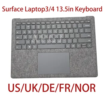 НОВА Оригинална Клавиатура за Лаптоп Surface Laptop3 4 Метална при Събирането на 1867 1868 1951 13,5 см Гари САЩ UK DE FR NOR
