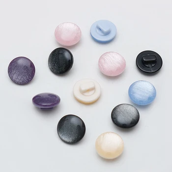 11 мм, кръгли копчета от смола блестящи от перли, копчета-гъби за diy, Дрехи, обличам, scrapbooking, шевни принадлежности за дрехи
