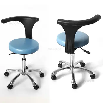 Столове с облегалка за зъболекар, модерни минималистичные фризьорски столове, Вдигане на въртящи фризьорски столове, специален стол за салон за красота