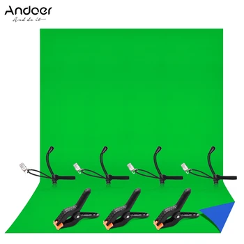 В два цвята Фон за фото студио Andoer 1,8*2,8 м, Моющийся, за Фон на Екрана от полиэстерово-futon Материал с клипове 3шт