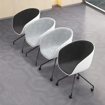 Трапезни столове в ретро стил, Скандинавски Модерен Стол с мека облегалка, Компютърен стол за почивка, Въртящо се Офис стол, Вдигане на Столове за кафенета MC