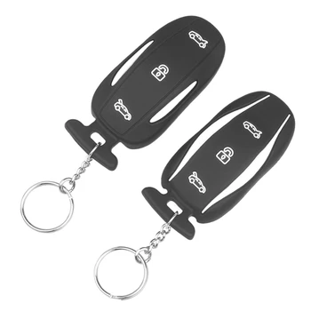 Калъф за автомобилни ключове D7WD-за модели XY3S 3-бутон силиконов калъф за ключове Мек силиконов калъф