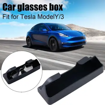 Кутия за автомобилни точки Tesla модел 3 Y, централен подлакътник, скрит чекмедже за съхранение, органайзер, за аксесоари за интериора сив цвят